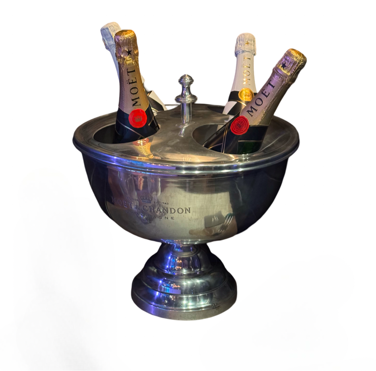 4 Bottle Engraved Moët & a Chandon Champagne Large Ice Bucket | Wine Cooler Bath