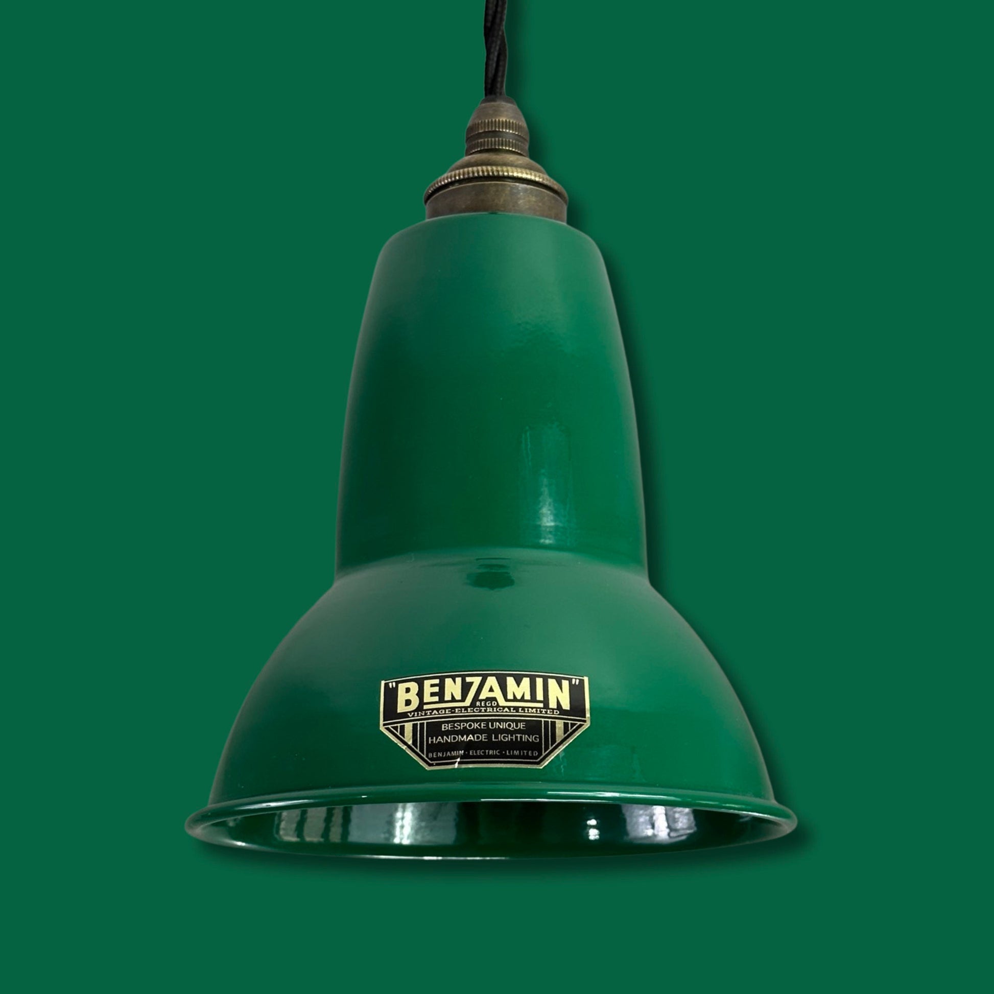 Alby ~ Racing Green Shade Pendant Set Light | Ceiling Dining Room Kitchen Table | 6 Inch