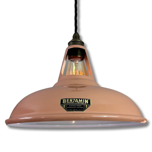 Cawston ~ Terracotta Solid Shade Slotted Design Pendant Set Light Ceiling Dining Room Kitchen Table | Vintage Filament Bulb 11 Inch