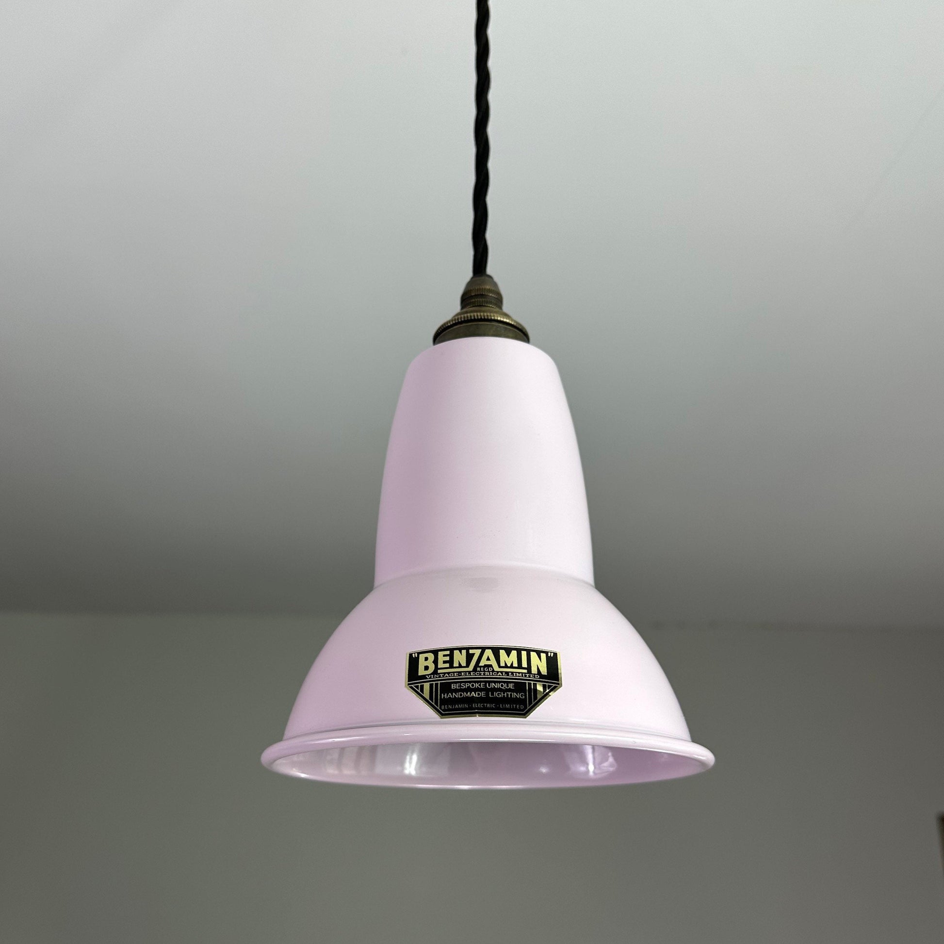 Alby ~ Rose Pink Shade Pendant Set Light | Ceiling Dining Room | Kitchen Table | Vintage Edison Filament Bulb | 6 Inch