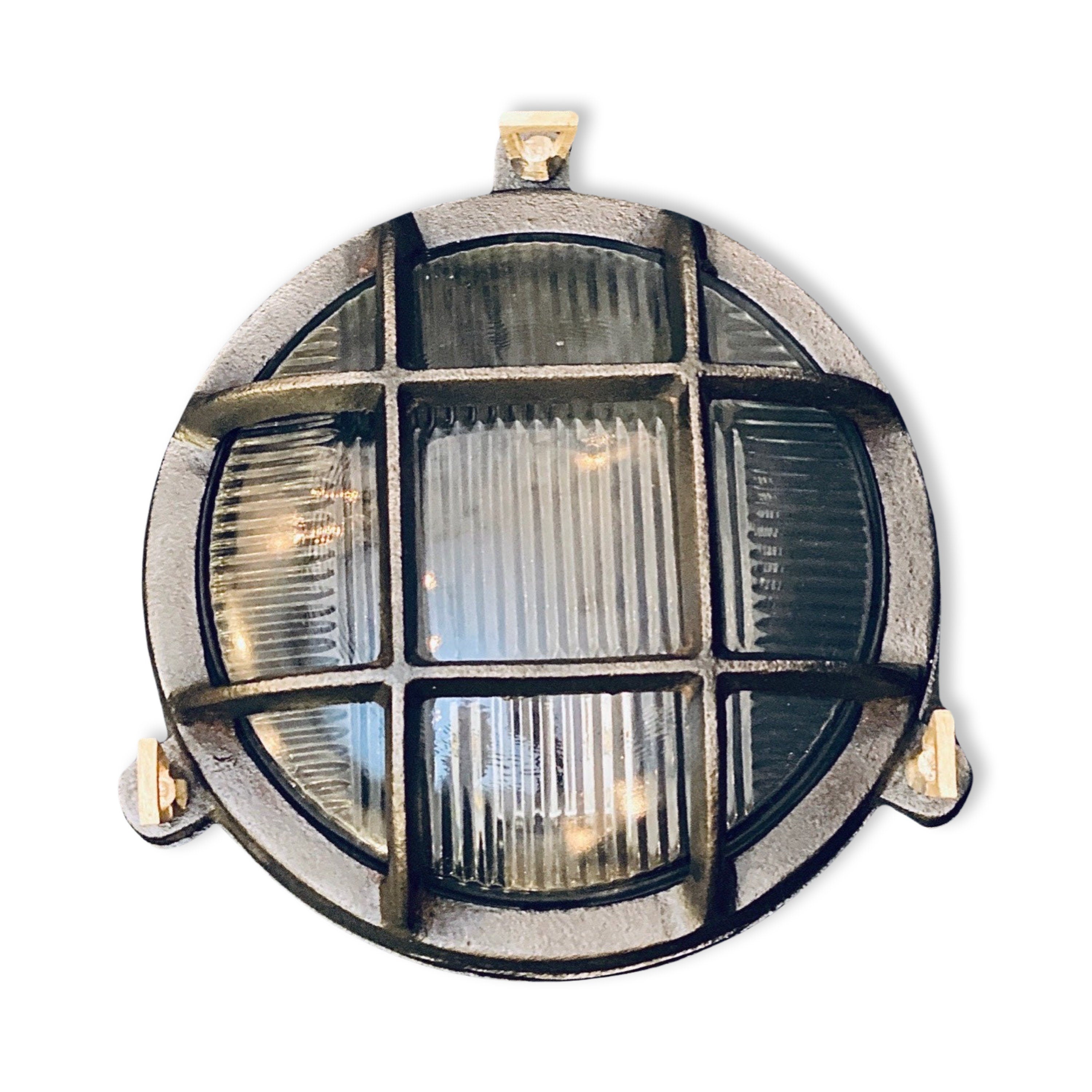 Orders Antique Caged Bulkhead Industrial Wall Light | Ceiling Outdoor Lightning