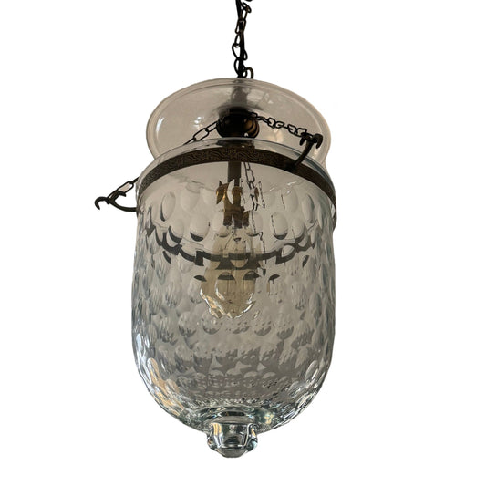 Ashill ~ Bell Jar Glass Lantern Luxury Chandelier Light ceiling dining room Antique Bronze Georgian Ceiling Pendant