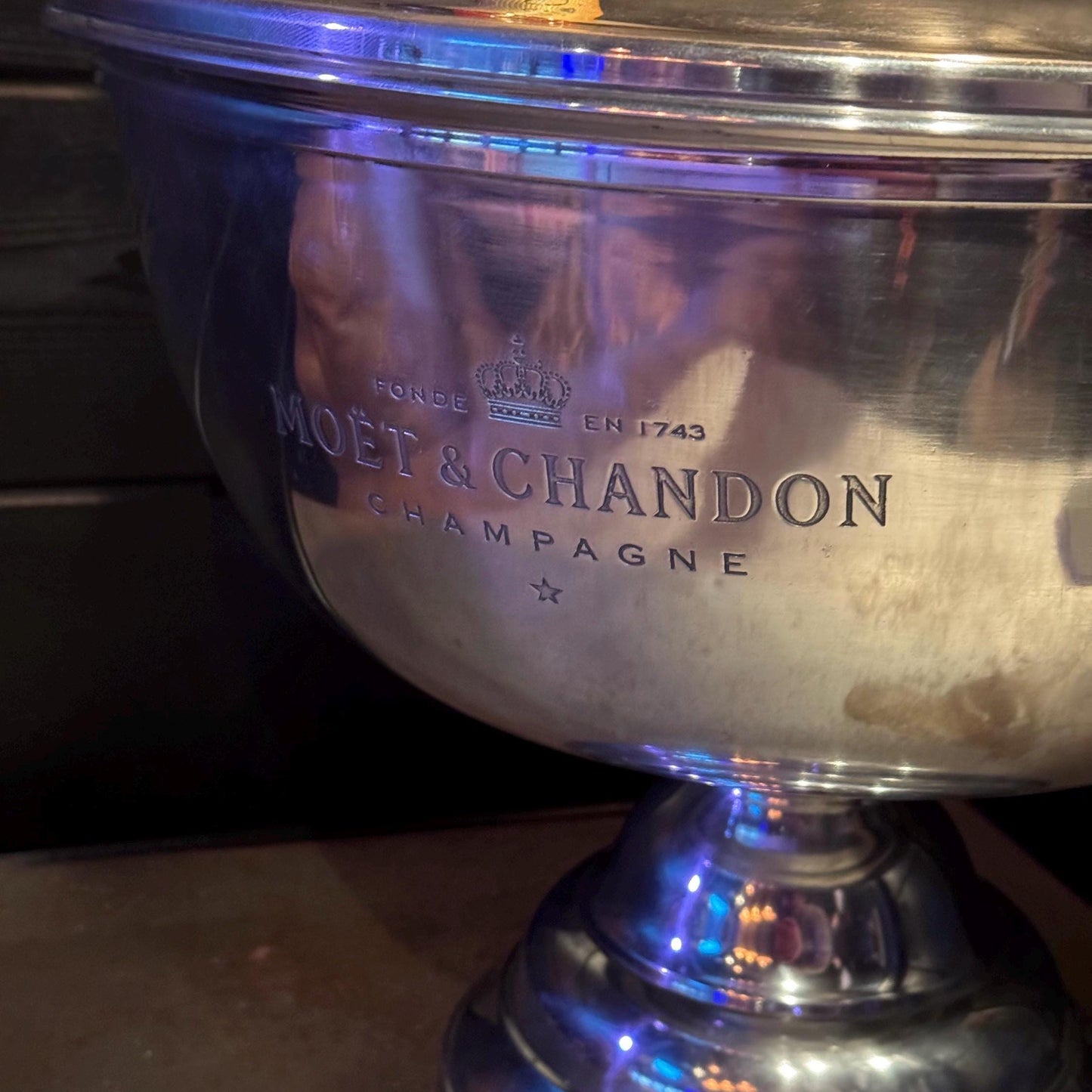 4 Bottle Engraved Moët & a Chandon Champagne Large Ice Bucket | Wine Cooler Bath