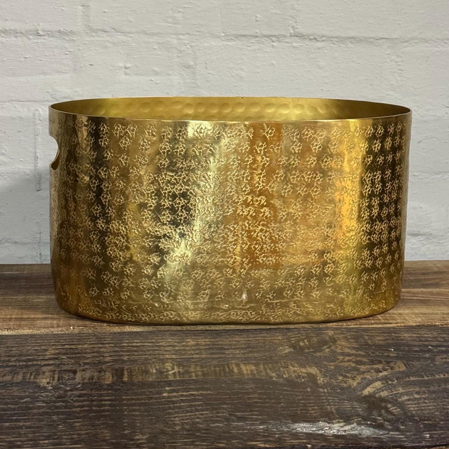 Antique Brass Champagne Ice Bucket | Wine Cooler