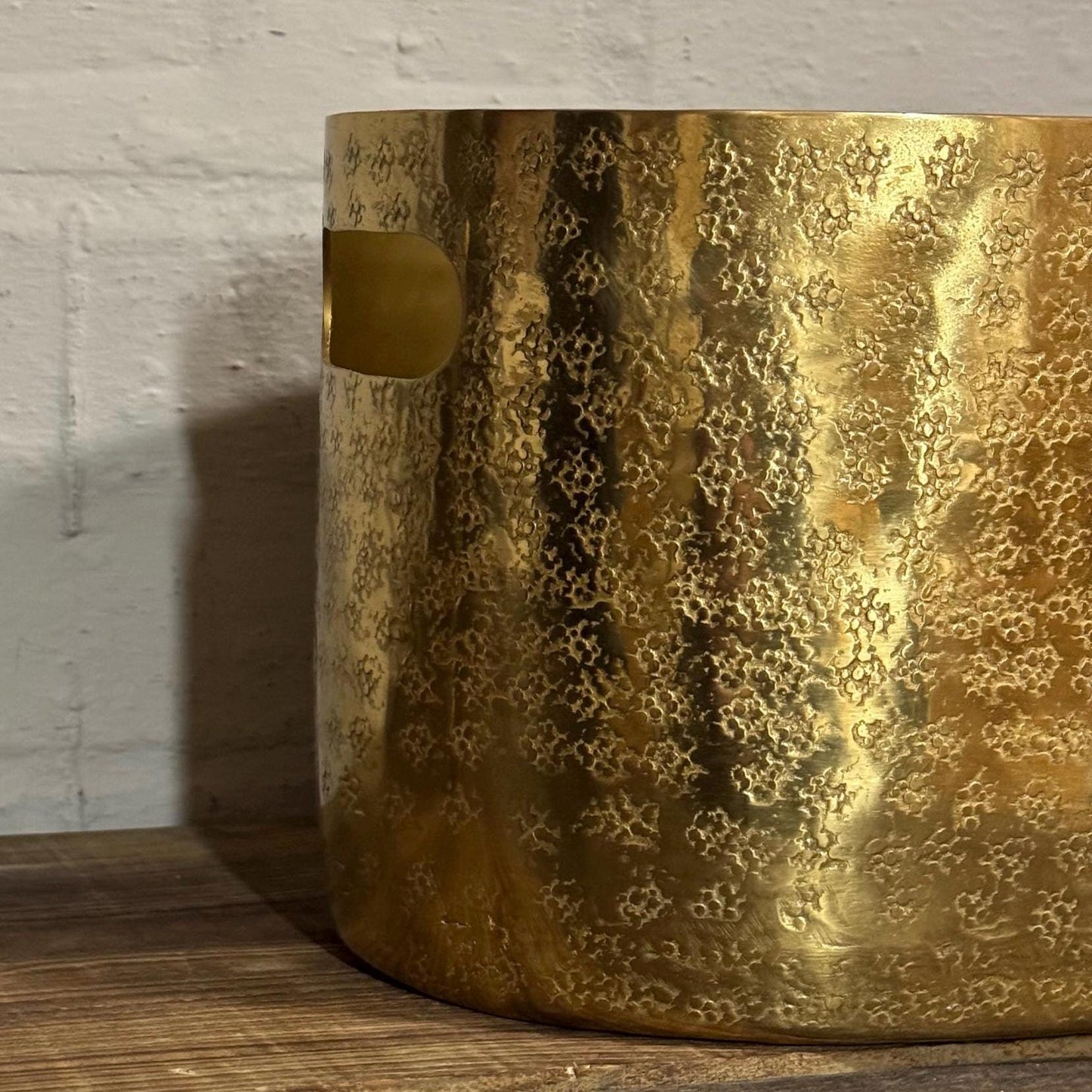 Antique Brass Champagne Ice Bucket | Wine Cooler