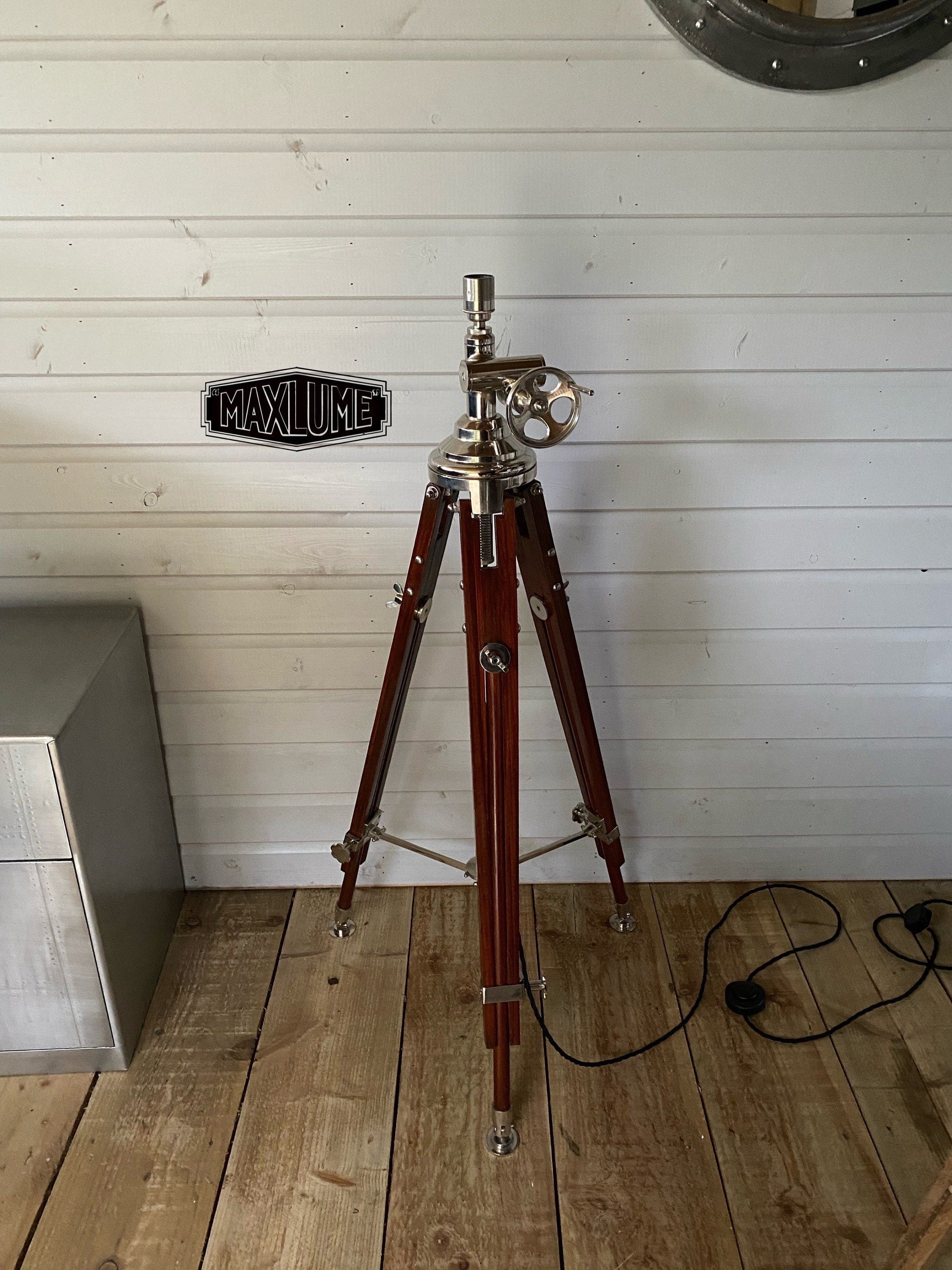 Royal marine tripod floor sales lamp